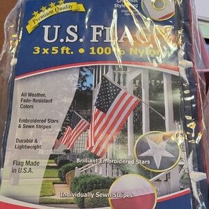 Premium Quality U.S. Flag - Durable Nylon with Embroidered Stars